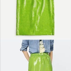 J. Crew Sequin Skirt